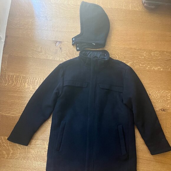 Black Wool Coat - Picture 8 of 10